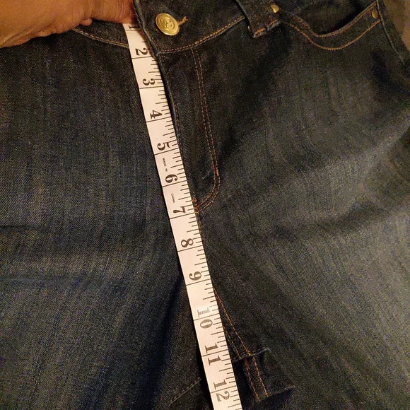 Lane Bryant Womens Dark Wash Straight Leg Jeans Size 14 Tall - Picture 10 of 10